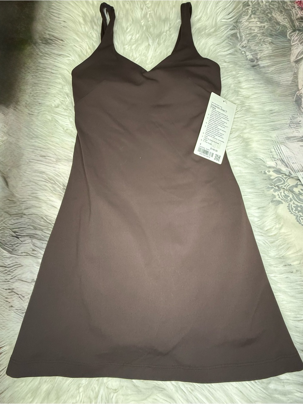 Lululemon espresso align dress nwt Sz 4